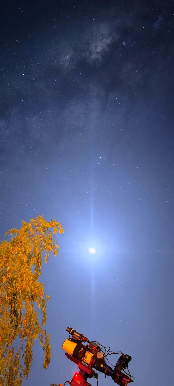 Luna, Vía Láctea y astrofotografía