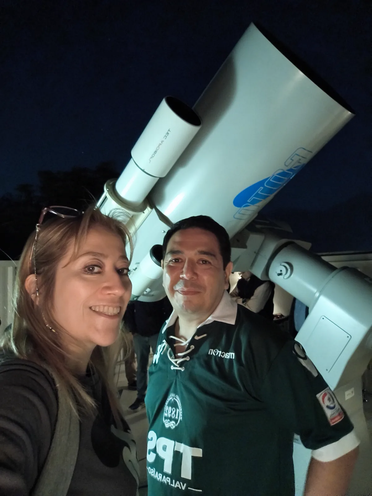 De visita en el observatorio